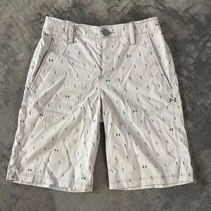 Under Armour Gray Athletic Shorts Lightweight Performance